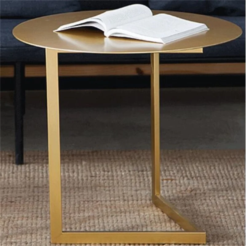60*50 см креативный круглый журнальный столик, железный чайный столик