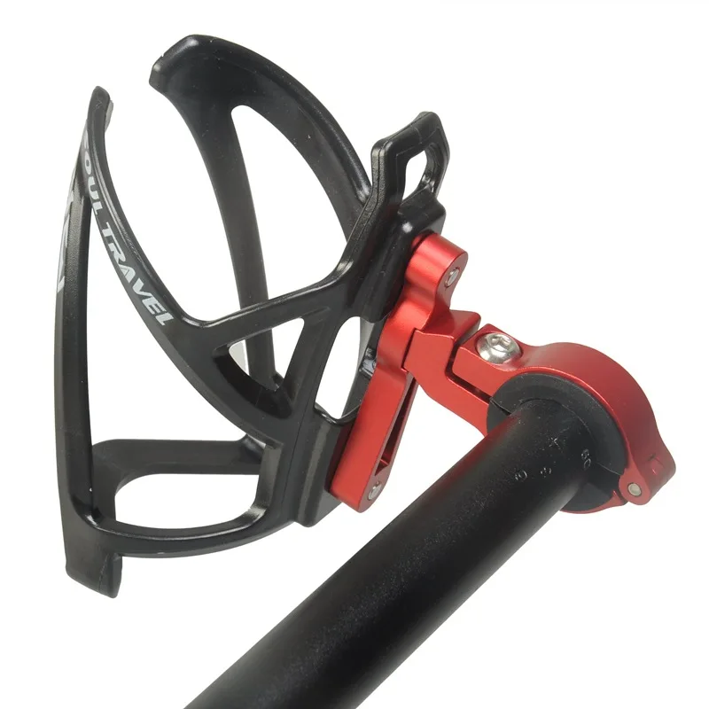 

Mountain Bike Motorcycle Water Bottle Holder Transition Socket/Adapter/Aluminium Alloy Adjustable Rotating Water Bottle Holder