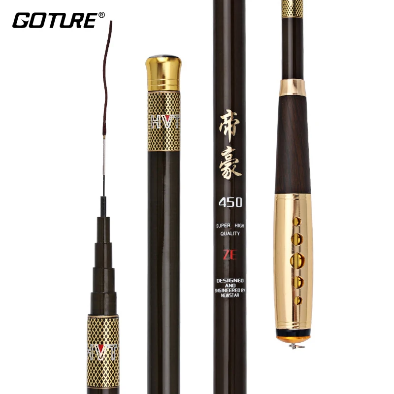 Телескопическая рыболовная удочка Goture 2 8 Power из углеродного волокна