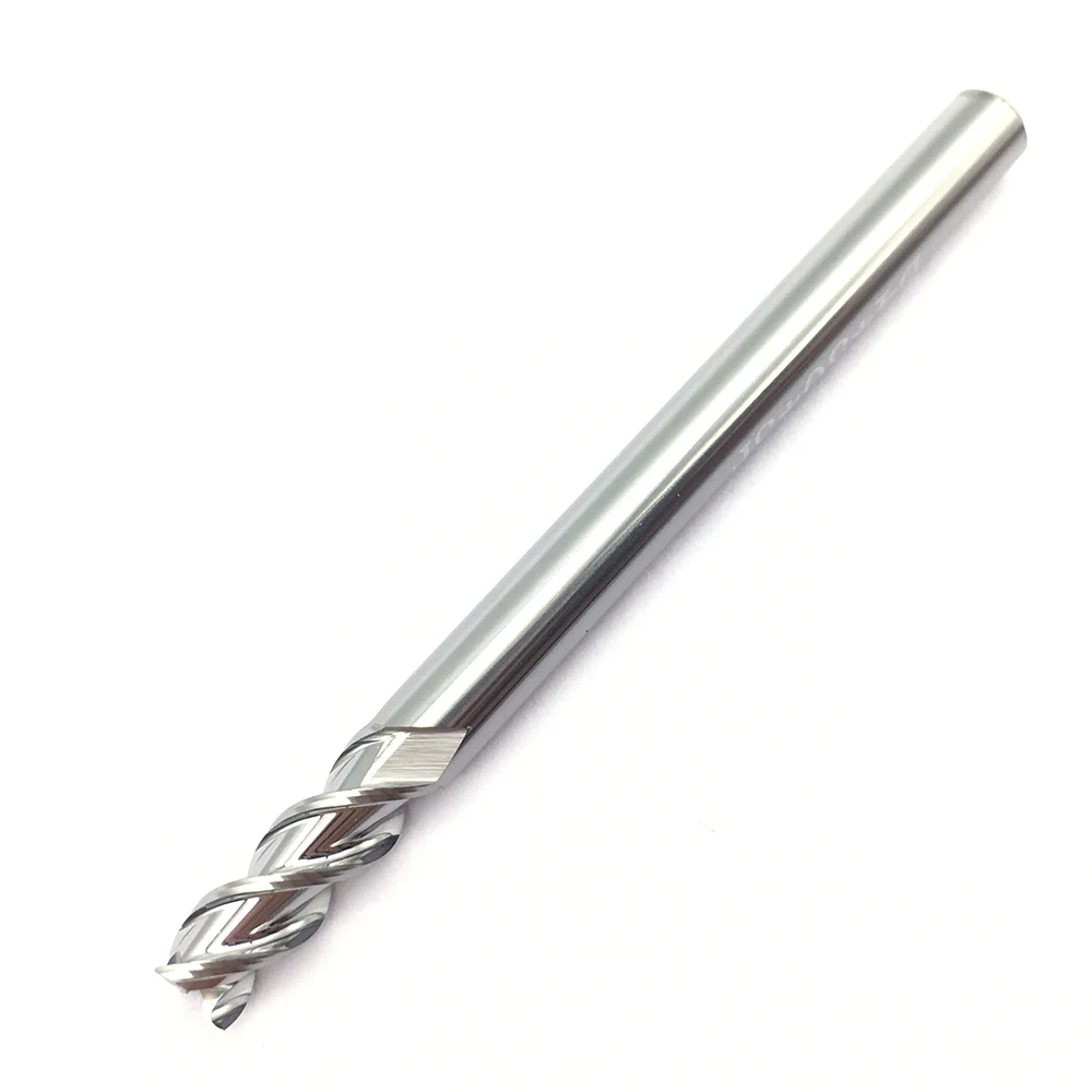 1PC Mill Aluminium 4.0XD4X50L Extra Long HRC60 3Flute Tungsten Carbide Milling Cutter Endmills Tool CNC Lathe Cutter Mill End