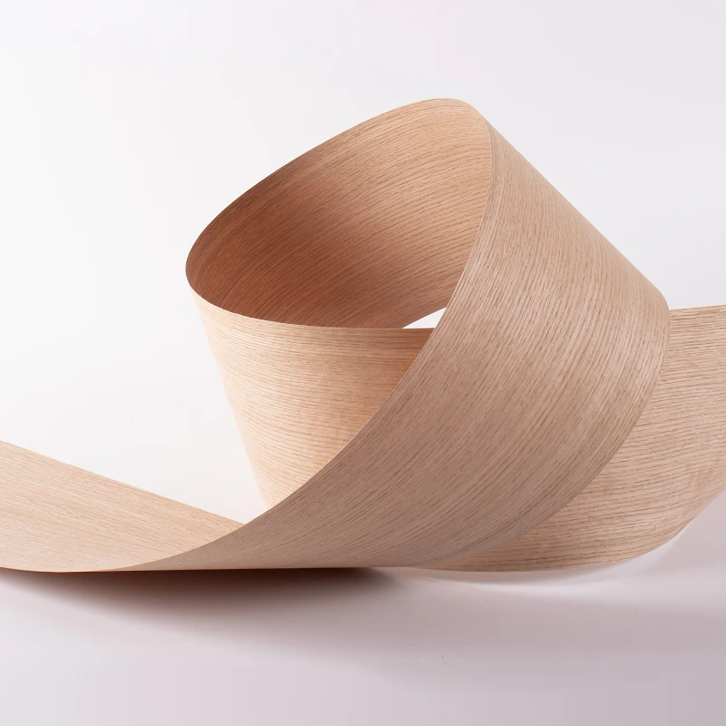 Chapa de madera Natural de roble blanco para muebles, tamaño de 15cm x  250cm, 0,4mm de grosor, grano recto Q/C - AliExpress