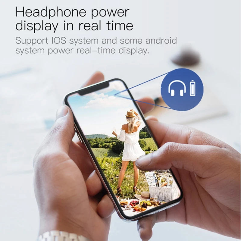 K21 Bluetooth Headphones 5 0 Vehicle Mounted Ear Mounted Super Long Standby Auto Broadcast Number White 
