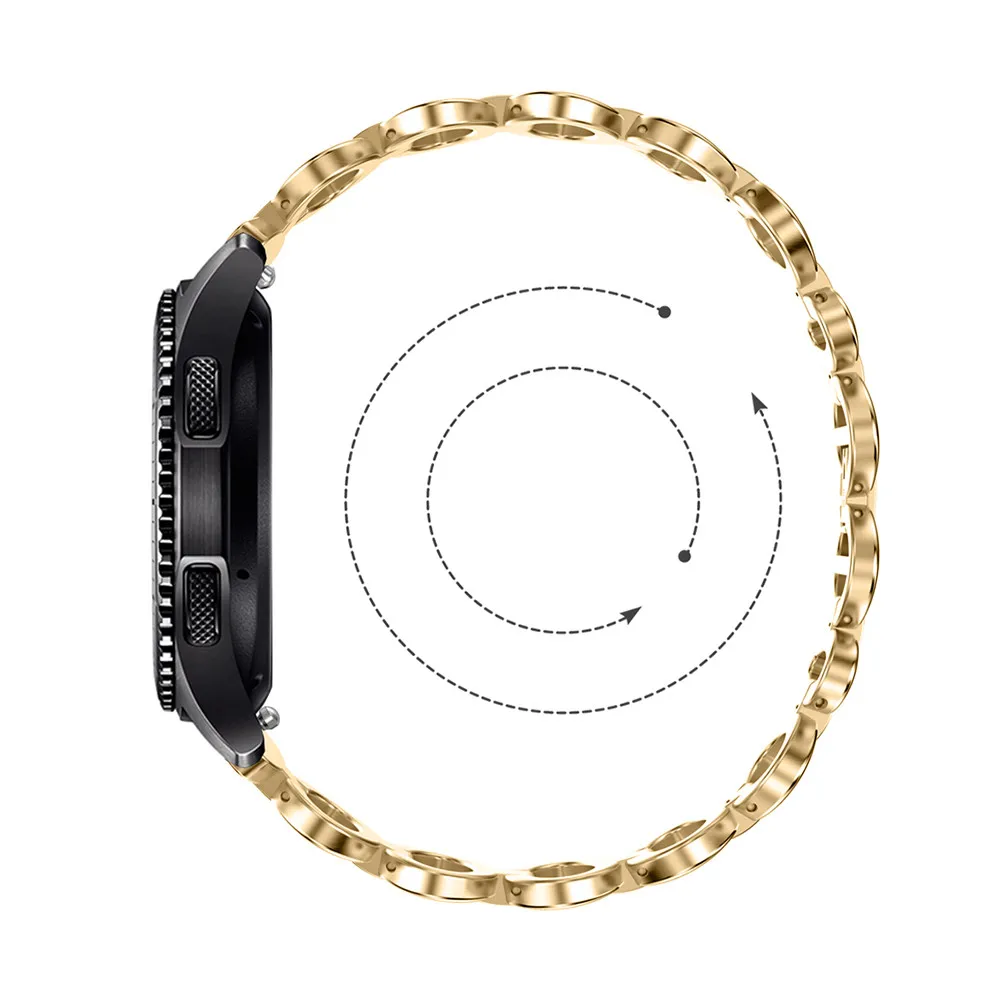 Ouhaobin браслет из нержавеющей стали с цепочкой для samsung gear S3 ремешок для часов браслет для samsung gear s3 910#2