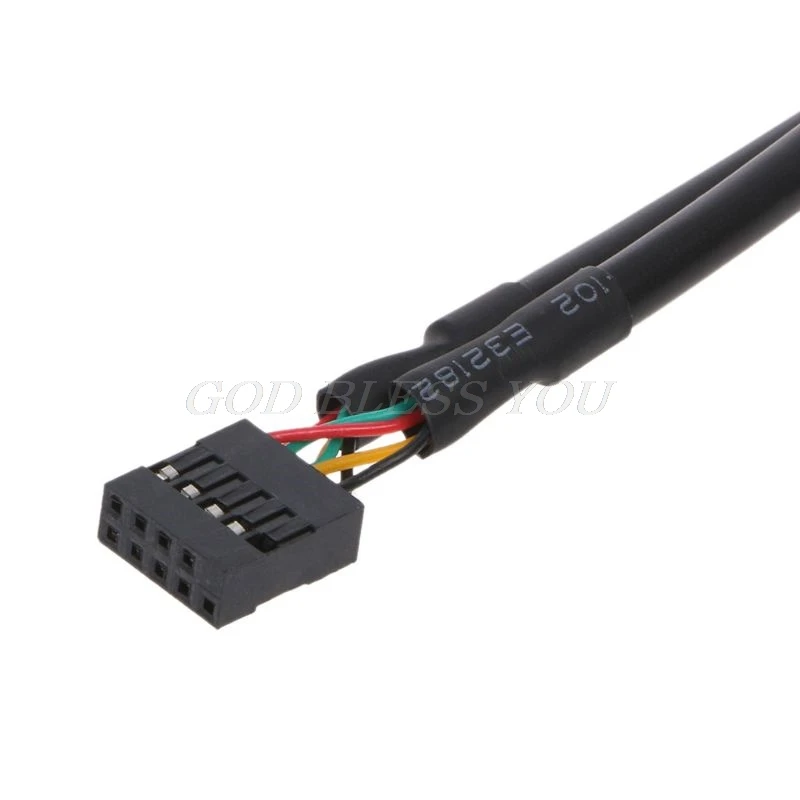 Новый чехол для ПК внутренний 9 контактный разъем USB 2 0 штыревой от 1 до 4 гнездовой