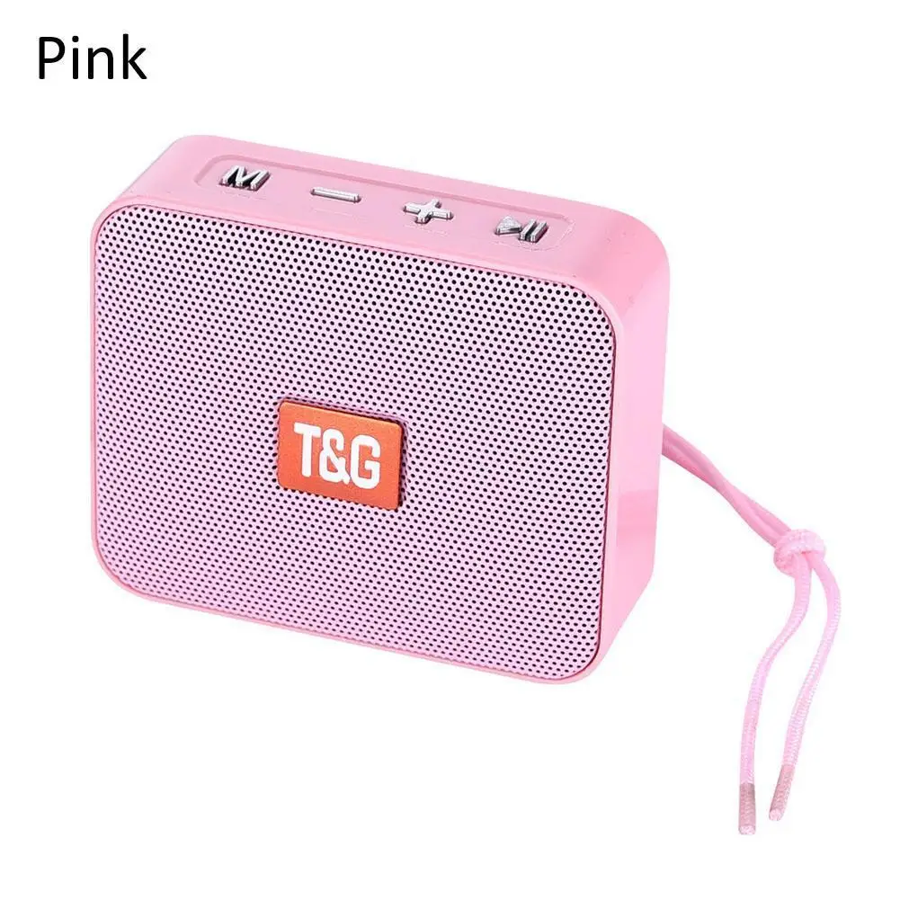 pink Стерео музыка беспроводной открытый Bluetooth динамик мини портативный беспроводной громкий динамик Поддержка TF микро карта с 500 мАч батарея Sh - Color: pink