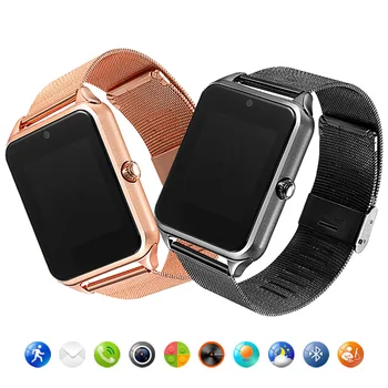 

Fashion Men Women Z60 Smart Watch Clock Support Sim Card Slot Push Message Bluetooth Connectivity For Android Phone Smartwatch