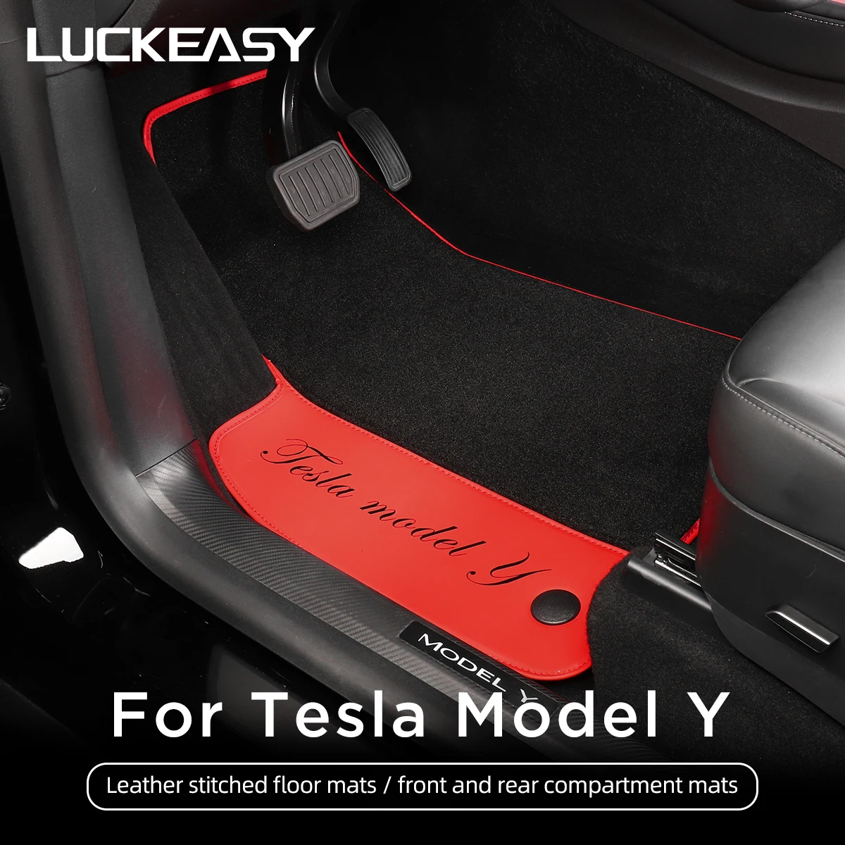 Voor Tesla Model Y Auto Anti Slip Voet Mat Front