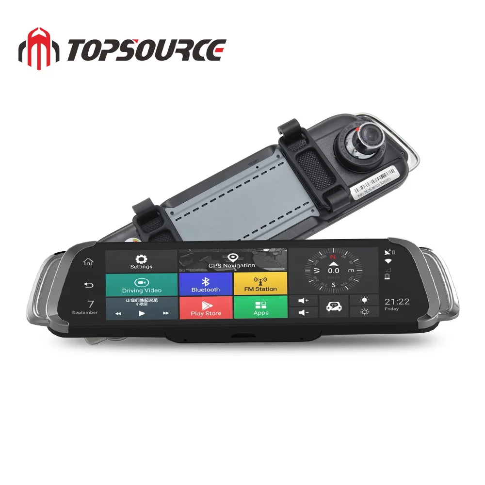 Автомобильный видеорегистратор TOPSOURCE FHD1080 система на базе Android циклическая