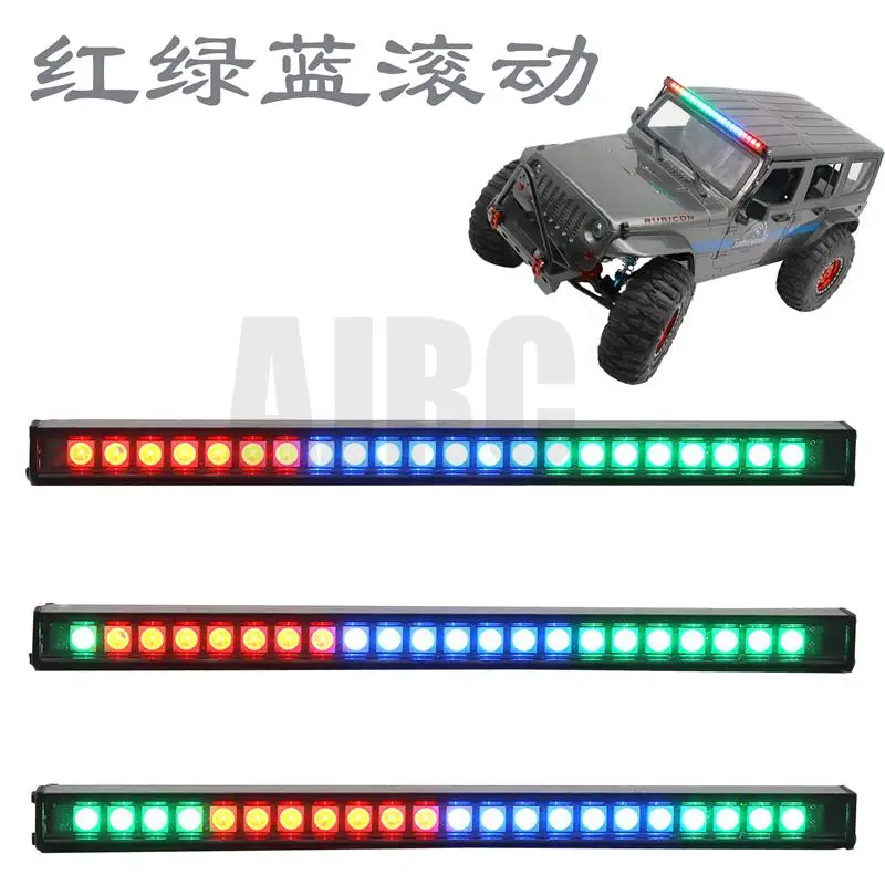 

20 Modes Flicker Rc Car Upgrade Parts Led Light Bar Bulbs Roof Lamp For 1/10 Rc Crawler Trax Trx4 Axial Scx10 90046 D90 Tf2