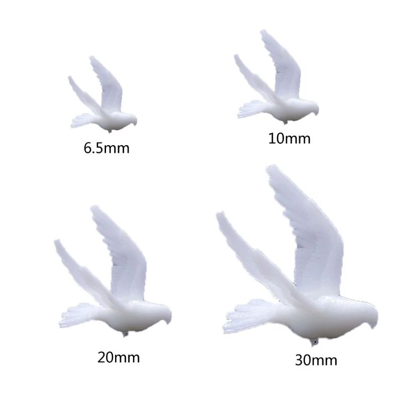 

5Pcs Silicone Mini Dove of Peace Modeling Resin Mold Landspace Fillings Resin Jewelry Fillings Resin Casting Art Crafts