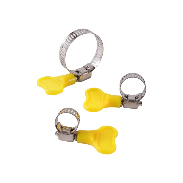 2Db Állítható Rozsdamentes Acél Műanyag Pillangó Fogantyú 8 ~ 38 Mm Átmérőjű Csőhordó Meghajtó Bilincs Tömlőcsövek Rugalmas Klip - Image 6