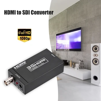 

Video Audio Adapter 3G 1080P HDMI to HD-SDI BNC Converter Box TV Box Computer Display Projector for Monitor HDTV