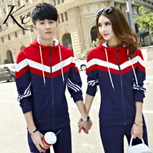 KE осенний спортивный костюм для пары, повседневный спортивный костюм для мужчин и женщин, спортивный свитер, Студенческая спортивная одежда, 2 предмета, куртка, спортивный комплект