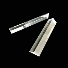 Треугольная Цветовая Призма 14*14*87 мм, оптическое стекло с прямым углом, отражающая треугольная призма, светильник для обучения спектру