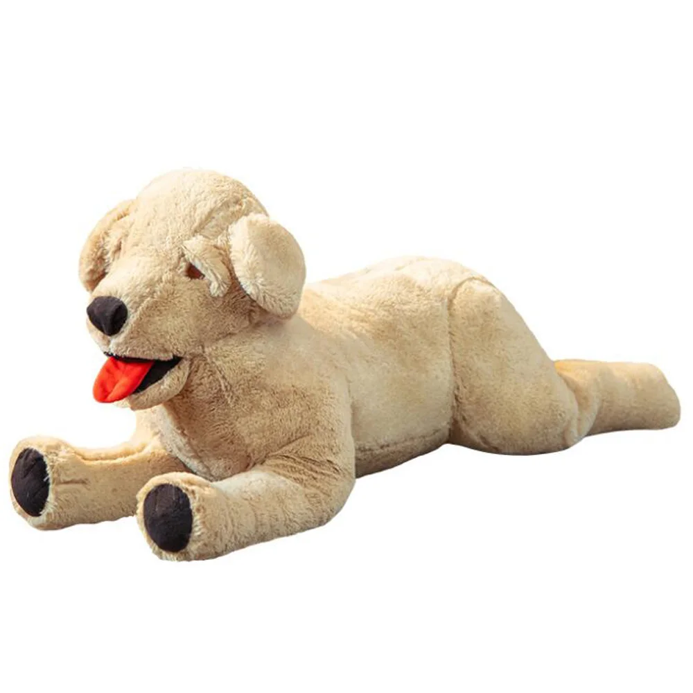 Sitting Yellow Dog Labrador Birthday Christmas Gift Children Stuffed Plush Toy | Игрушки и хобби