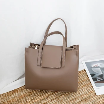 

2020 Causal Totes Bags Women Large Capacity Handbags Women PU Shoulder Messenger Bag Female Retro Totes Lady Elegant Handbags