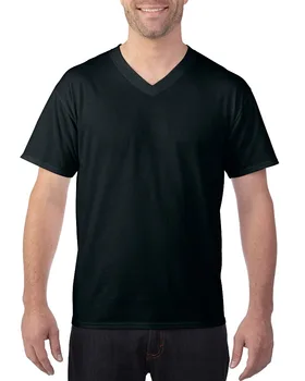 

High Quality V-neck Customized T-shirt 100% Cotton Unisex Blank Short Sleeve Pure Color Sublimation T-shirt for Wholesales