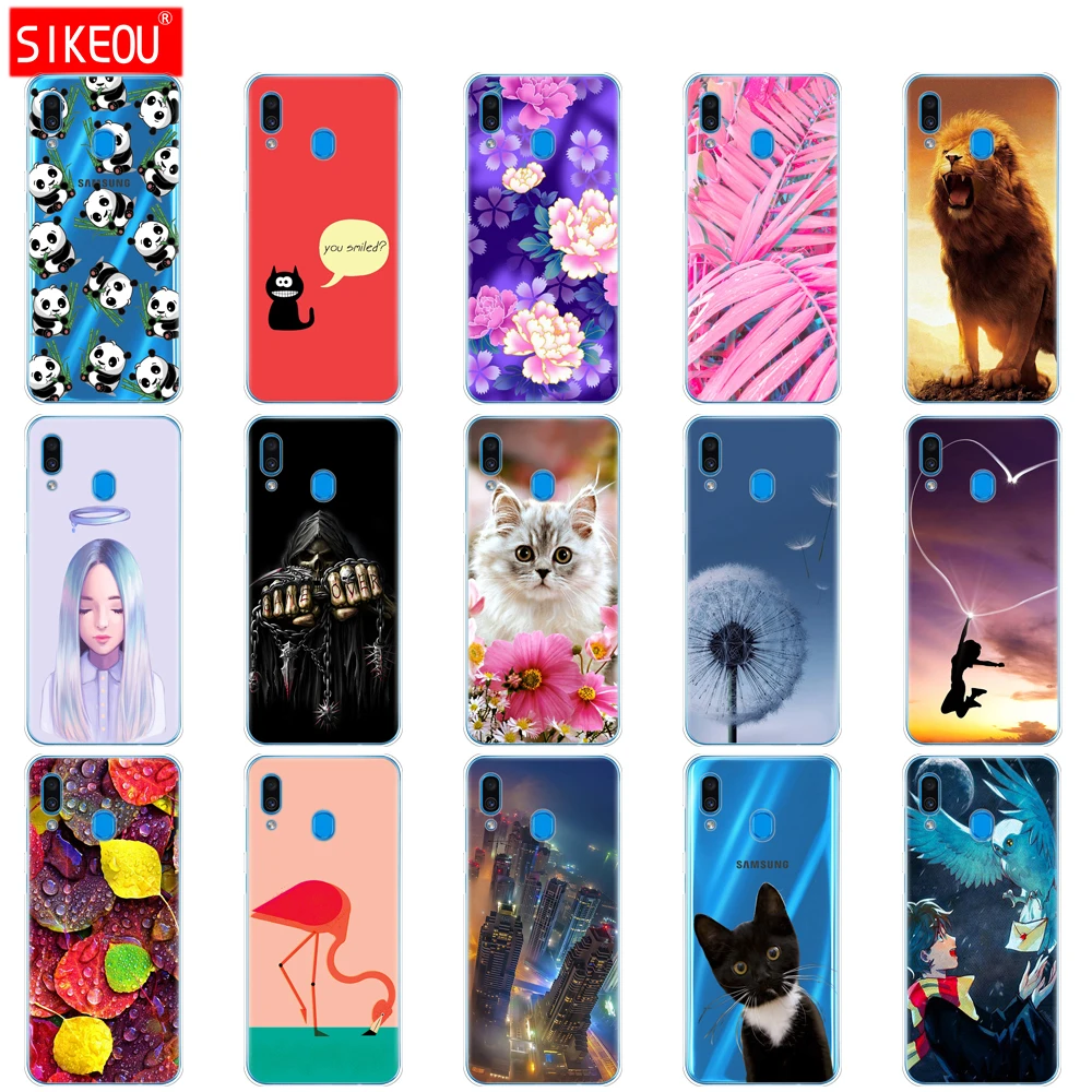 Чехол для Samsung Galaxy A20 чехол A20E силиконовая задняя крышка A 20 2019 A205F A202F мягкий