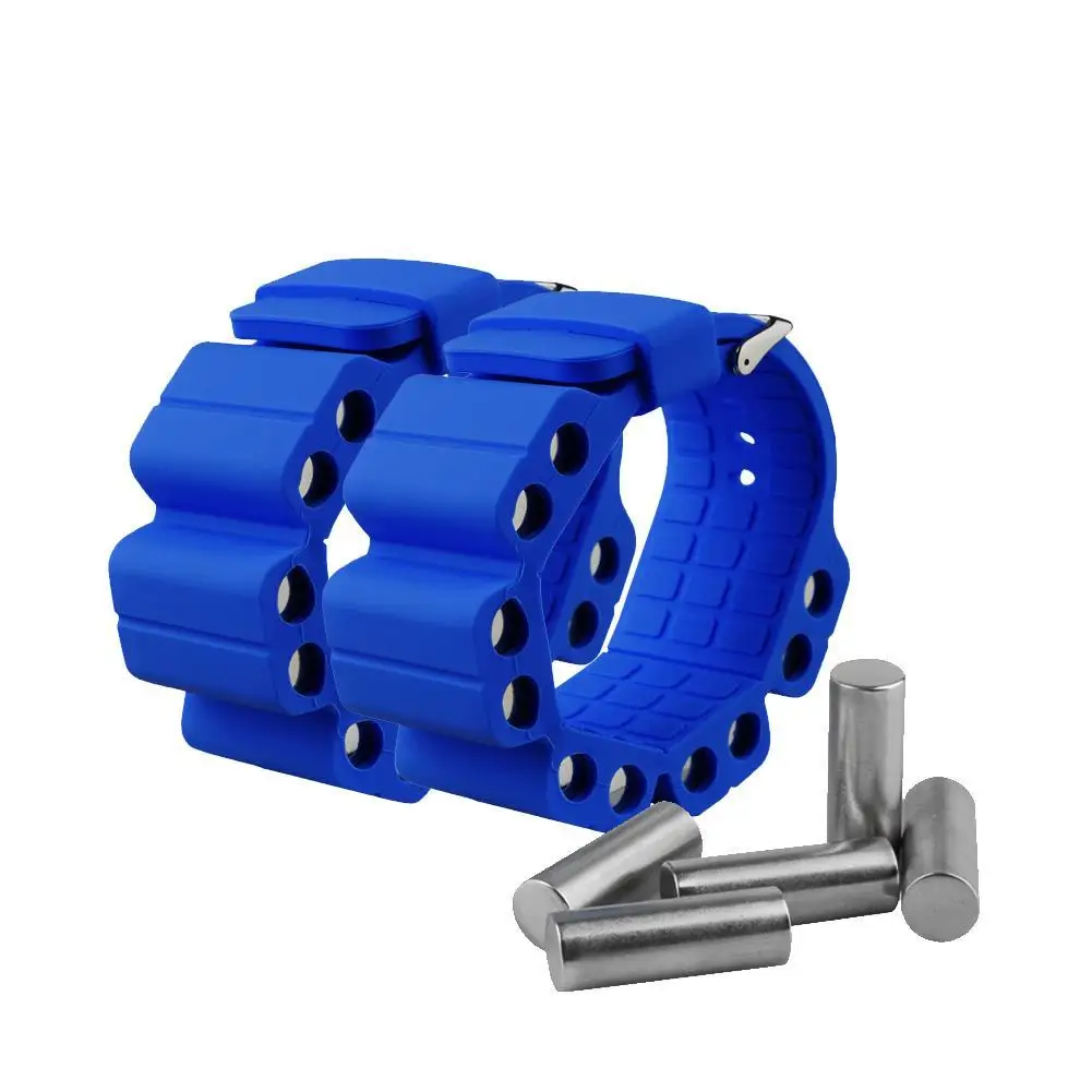 

Workout Sport Wristbands Set Arm Strengthener for Powerlifting Exercise And Muscle Training with Silicone Resistance Arm Weights