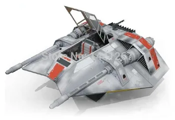 

3D Paper Model Star Wars Snowspeeder Model DIY Assembled Handmade Toy