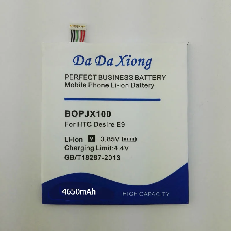 Da Xiong 4650mAh BOPJX100 литий-ионный аккумулятор для телефона htc One E9 батарея E9w E9+ Plus E9PW мощный деловой аккумулятор