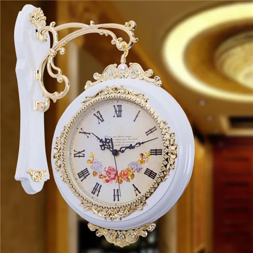 Современный Klokken Wandklokken потертый шик домашний декор Horloge Murale Grande Tail De Klok Pared Reloj Saat Duvar Saati настенные часы