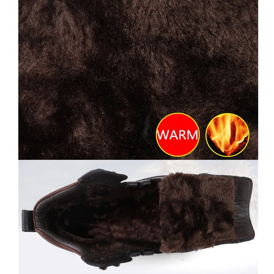 Ботинки Walkerpea мужские из натуральной кожи дышащие высокие берцы Уличная