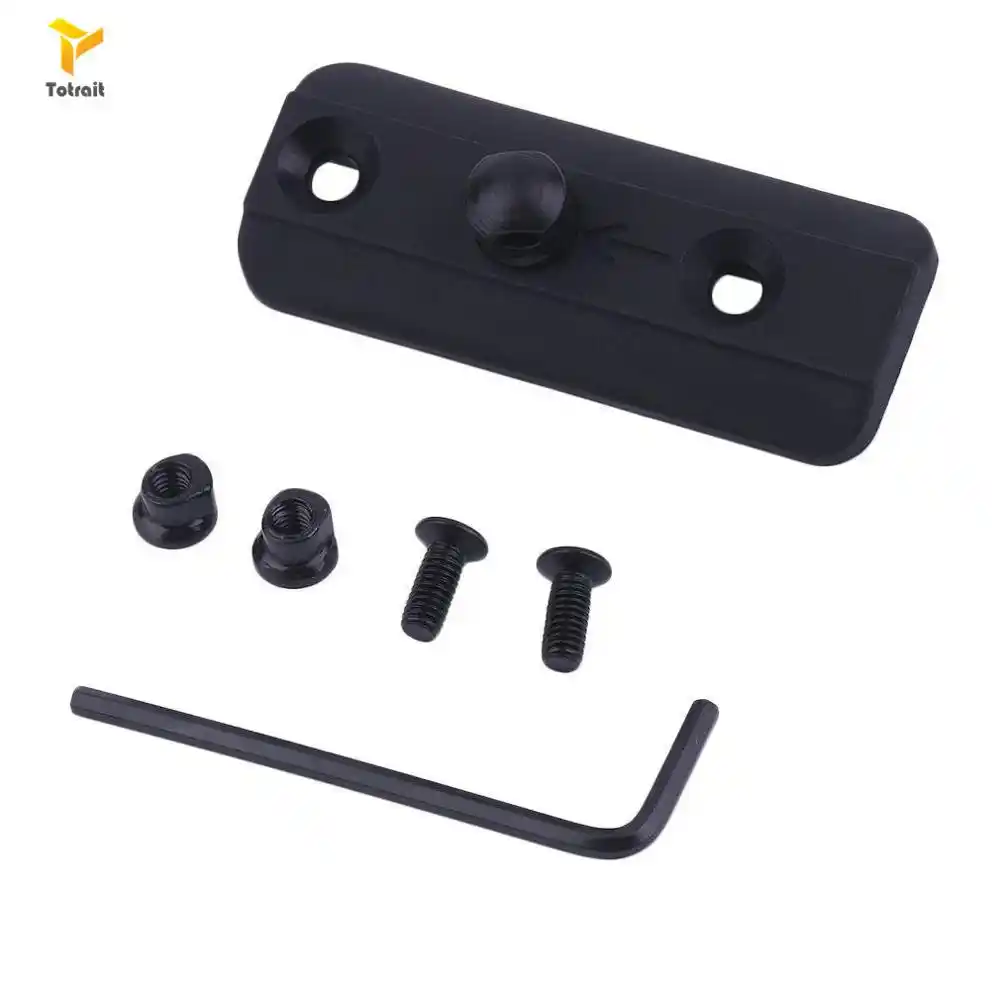 Black Airsoft magic Metal 1 Inceh Sling Swivel Set with Swivel Stud
