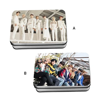 

Kpop MONSTA X Second Album <TAKE.2 WE ARE HERE> Polaroid Photo Lomo Card MONSTA X Fans Gifts Metal Box 40Pcs/Box Drop Shipping