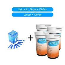 Yongrow 2in1 Uric Acid & Blood Glucose Meter Test Strip for Diabetes Gout Tester Monitor ( not include equipment )