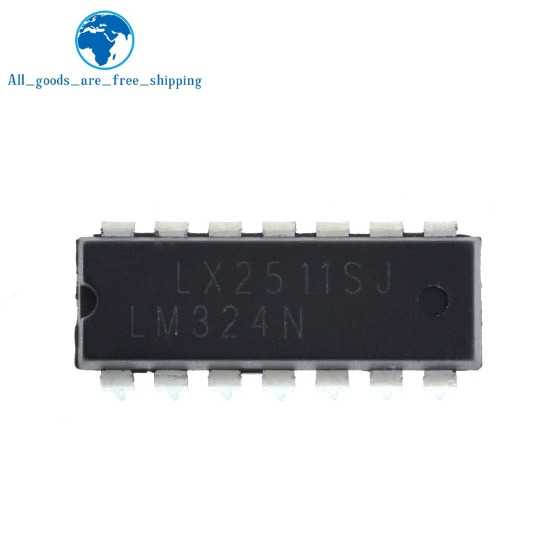 10 шт. LM324N DIP14 LM324 DIP 14 Новый и оригинальный IC|op amp|lot lotlot 10pcs |