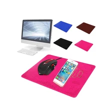New PU Leather Qi Universal Wireless Charging Mouse Pad for IPhone X/8  Mouse Pad