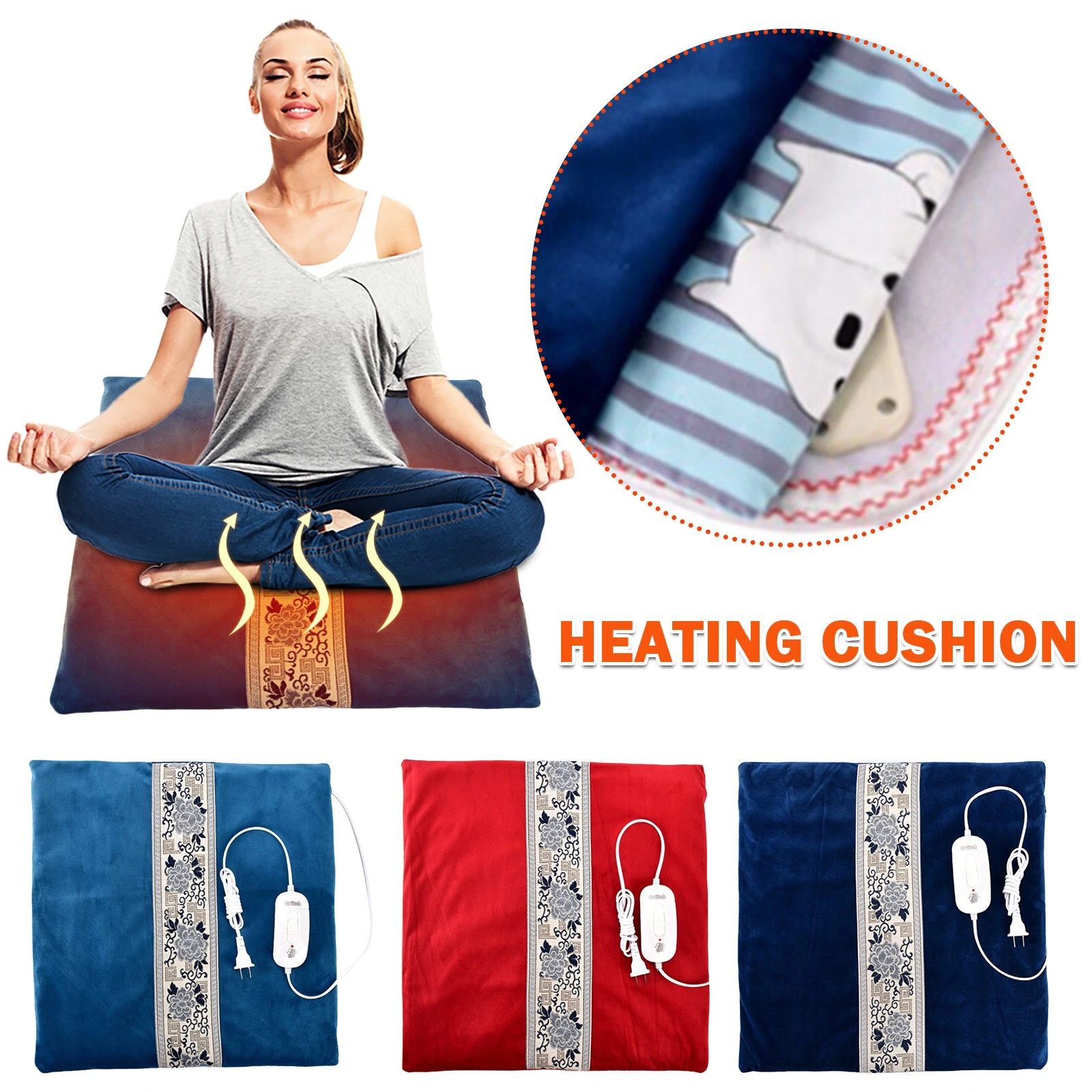 Electric Heated Thermal Therapy Heat Pad With 3 Settings For Shoulder