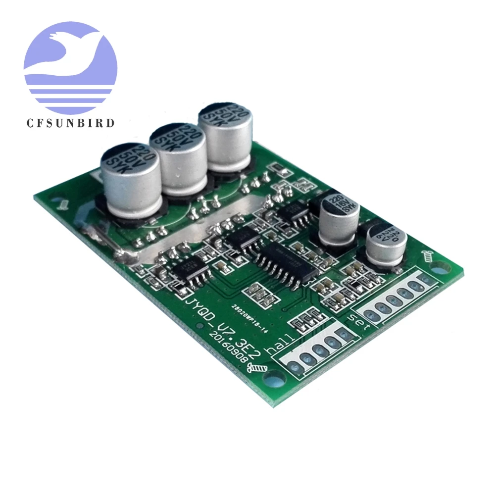 JY01 DC 12V 36V 500W PWM бесщеточный двигатель постоянного тока контроллер с холла драйвер
