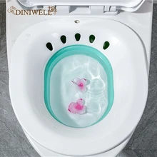 DINIWELL складной Биде Умывальник геморроидальный рельеф беременных женщин Материнство хип Чистка Избегайте приседания таз Туалет