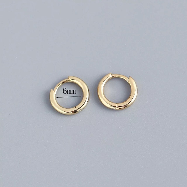 Quality Stainless Steel Gold Geometric Small Hoop Earrings for Women Punk Hip-Hop Drop Earrings 2022 Trend Fashion Jewelry