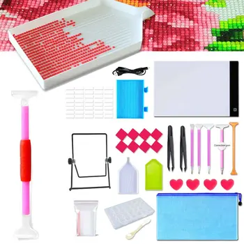 

A4 Adjustable Brightness Dimmable LED Light Pad Board Arts Craft Diamond Painting USB Power DIY Tracing Portable Home School