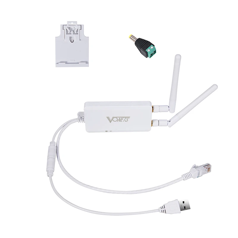 2.4g sem Fio para Wired Rj45 para Wifi Vonets Ethernet Ponte Wifi Roteador Hotspot Signal Booster Adaptador Antena Cabo Vap11s - Imagem 3