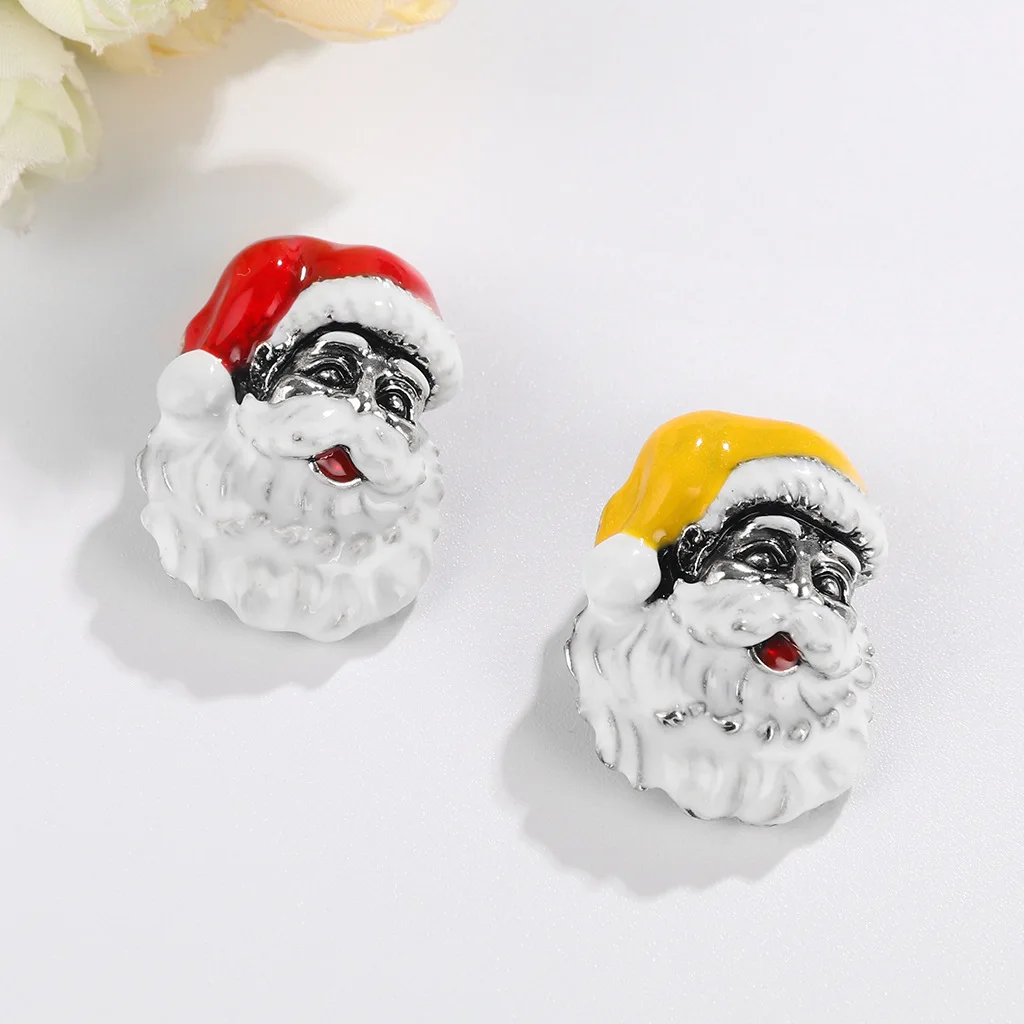Cartoon Character Christmas Old Man Brooch Badge T-shirt Bag Pin Accessories Jewelry Ball Decoration Party Gift For Kid | Украшения и