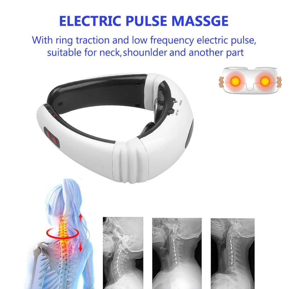 Remote controlled HealthmateForever Neck Shoulder and Back Massager with  Heat P016(SHIP TO USA ONLY)