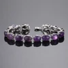 Bracelet Pierres Porte-Bonheur Plat Améthyste