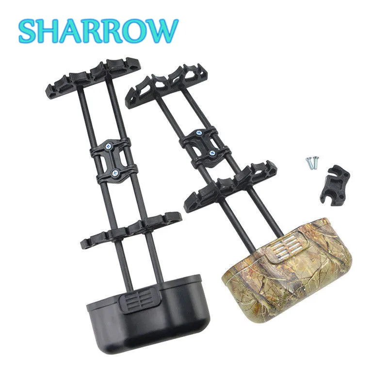 

1Pc 5 Spot Arrow Quiver Holder Case Compound Bow Quick Release Lock Mounting For Outdoor Camping Shooting Archery Accessories