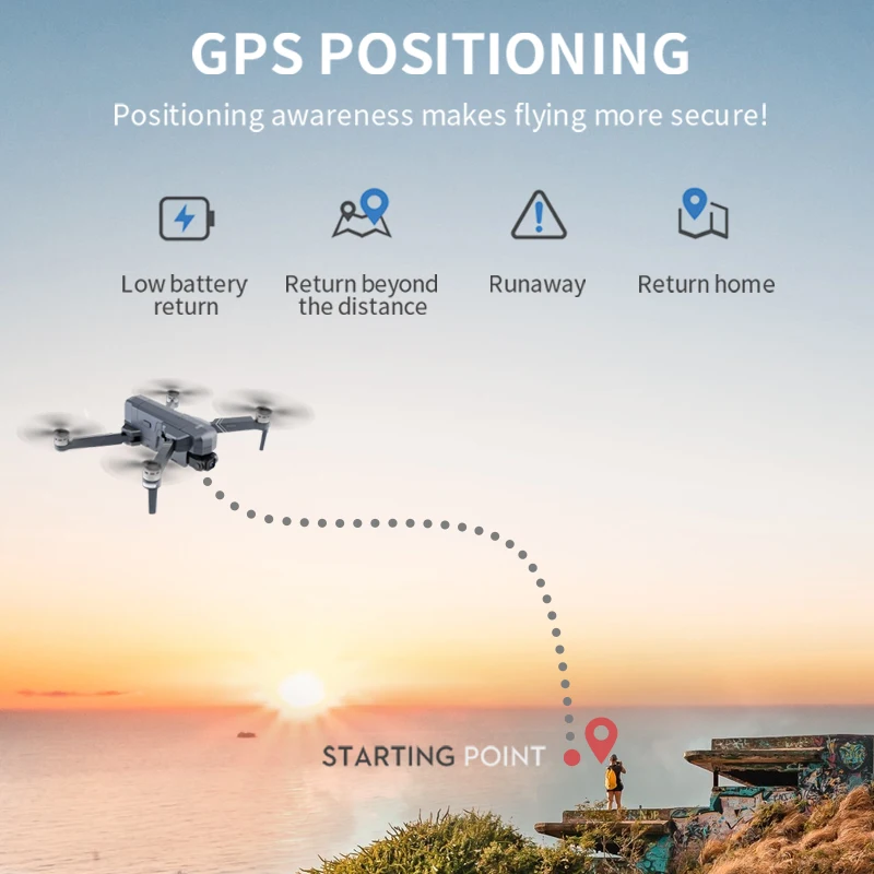 Sjrc f11s-ドローン4kpro,GPS 5g wifi,2軸ジンバル,HDカメラ付き