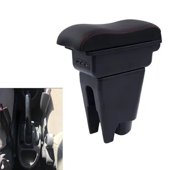 

For Citroen C1 armrest box double layer with USB