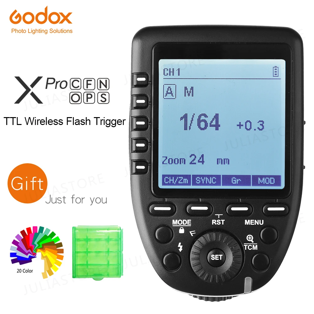 Godox Xpro Series Flash Trigger Transmitter Xpro-C/N/S/F/O for all Type Camera for Canon Nikon Sony Olympus Panasonic Fuji