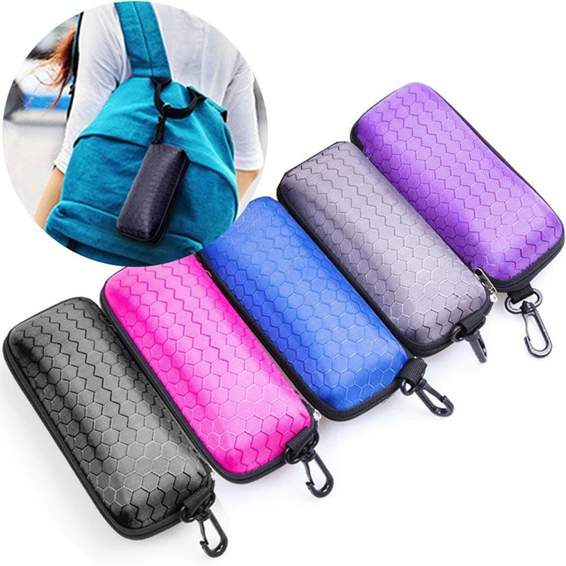 

Fashion Eyewear Cases Bags Newly Protable Rectangle Zipper Sunglasses Hard Eye Glasses Case Protector Box