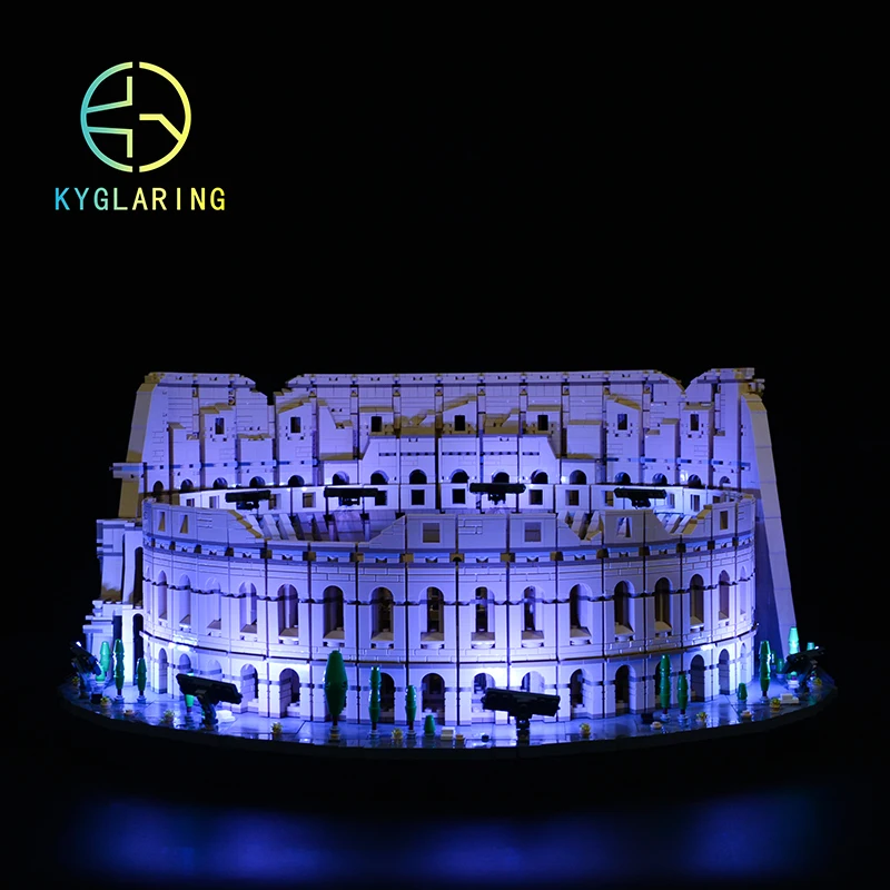 Kyglaring Led Light Kit Building Blocks Largest Ever Lego Set For LEGO 10276 Colosseum (Only Light Kit Included)