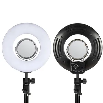 

Photography Studio Mini LED Selfie Ring Light Portable 8 Inch Dimmable Camera Phone Ring Lamp US Plug For Makeup Video Live