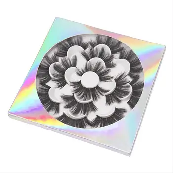 

HBZGTLAD 7pairs 25mm 5D Thick Faux Mink Eyelashes Fake Lashes Natural Long Makeup Mink Lashes Eyelash Extension False Eyelashes