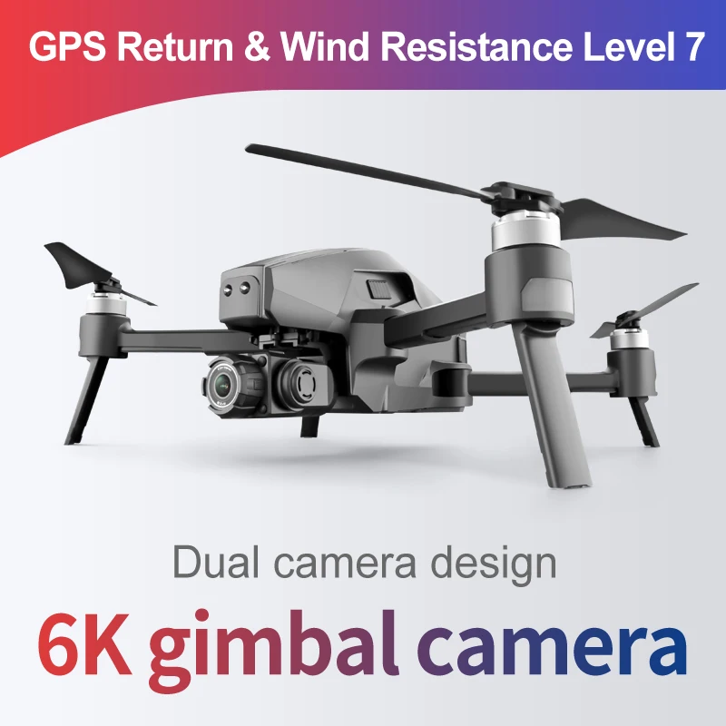 US $131.38 2021 M1 Pro 2 drone 4k HD mechanical 2Axis gimbal camera 5G wifi gps system supports TF card drones distance 16km